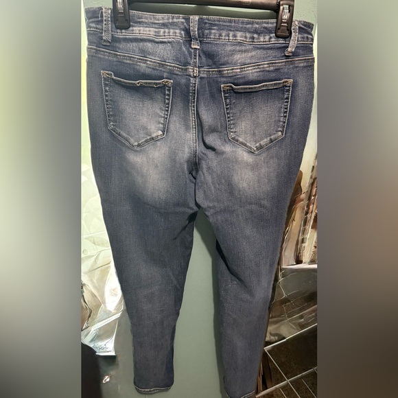 Maurice Classic Blue Women's Jeans- skinny- LG EUC- - Picture 2 of 5